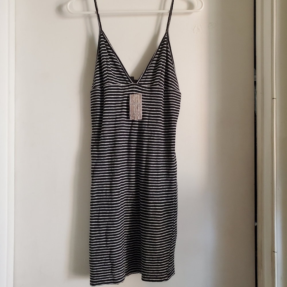 Adore Boutique Bodycon Striped Dress Size Small